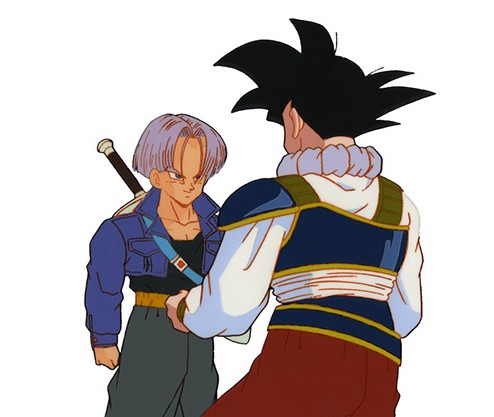 Trunks meets Goku