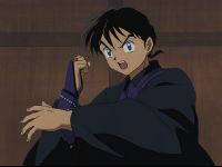 Miroku turns on the Hoover