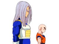 Trunks and Krillin