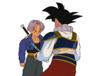 Trunks meets Goku